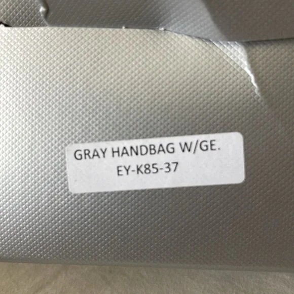 Elegant Silver Gray Handbag w/  Crystal Accents Christmas Ornament Neiman Marcus - Picture 6 of 6